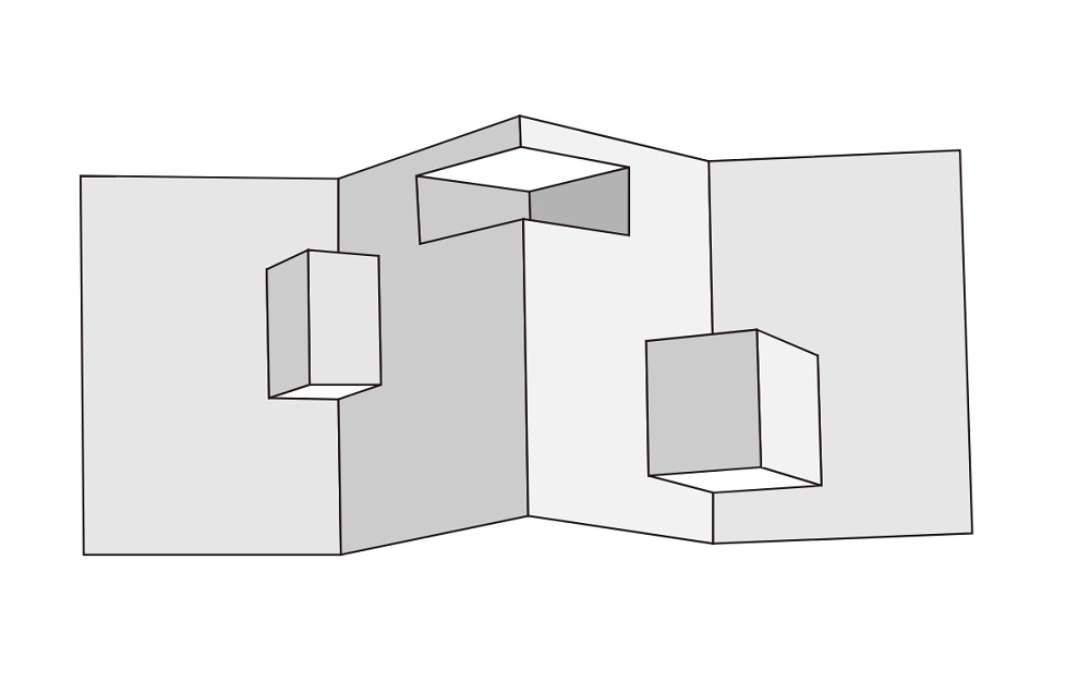 Открытка куб